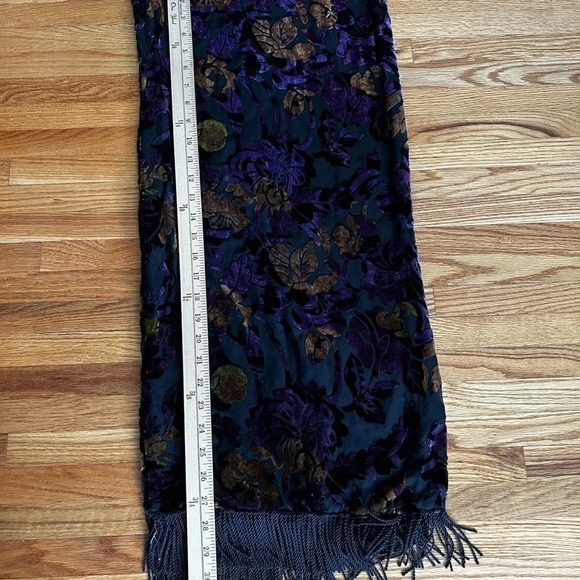 Velvet chiffon wrap - Picture 1 of 4